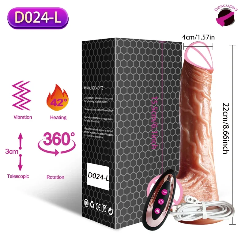 Vibrator for Women Sextoy Heating Dildo Penis Vibrators Female Masturbators Big Telescopic Swing Erotic Toy Sex Toys for womans