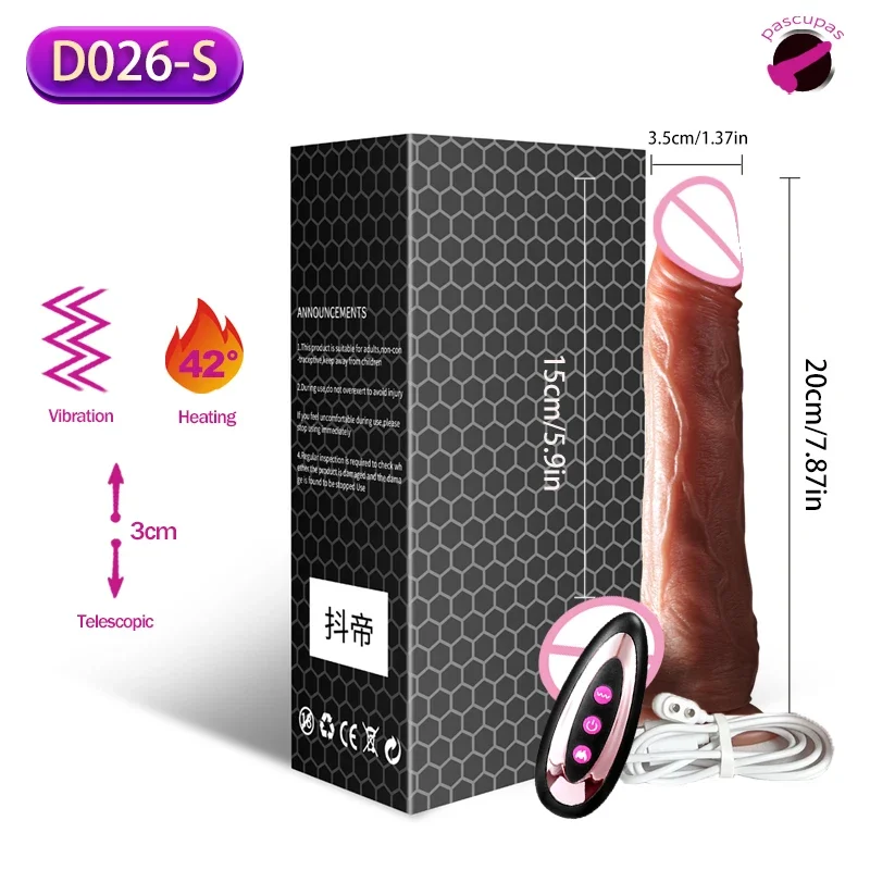 Vibrator for Women Sextoy Heating Dildo Penis Vibrators Female Masturbators Big Telescopic Swing Erotic Toy Sex Toys for womans