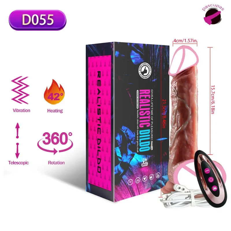 Vibrator for Women Sextoy Heating Dildo Penis Vibrators Female Masturbators Big Telescopic Swing Erotic Toy Sex Toys for womans