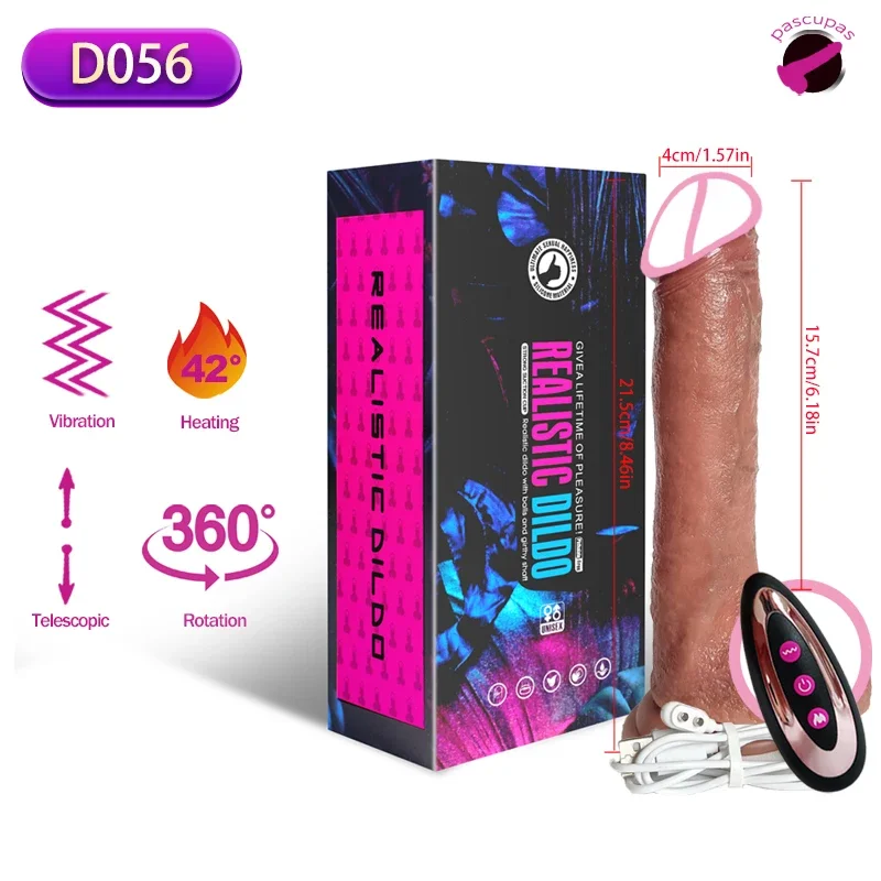 Vibrator for Women Sextoy Heating Dildo Penis Vibrators Female Masturbators Big Telescopic Swing Erotic Toy Sex Toys for womans