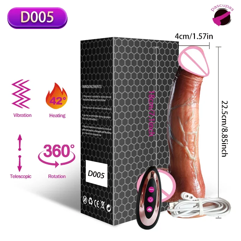 Vibrator for Women Sextoy Heating Dildo Penis Vibrators Female Masturbators Big Telescopic Swing Erotic Toy Sex Toys for womans