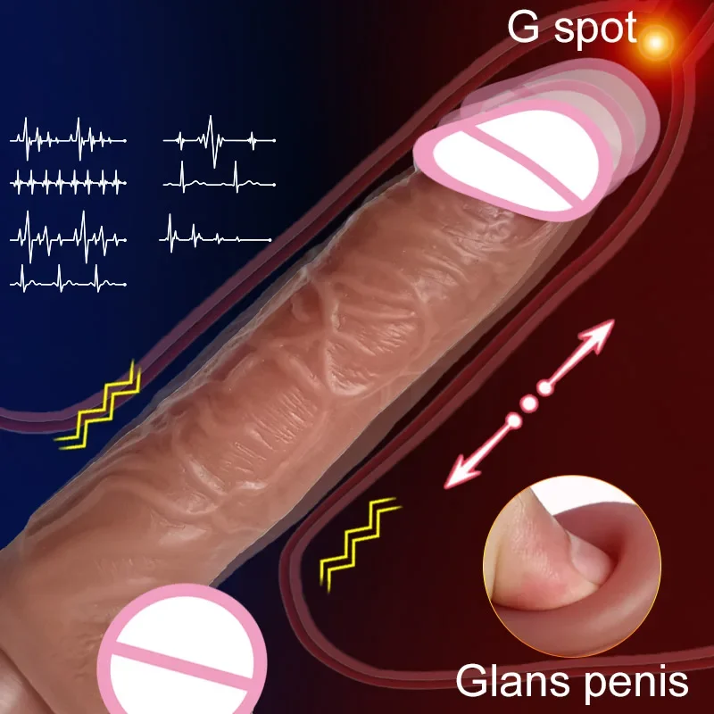 Vibrator for Women Sextoy Heating Dildo Penis Vibrators Female Masturbators Big Telescopic Swing Erotic Toy Sex Toys for womans