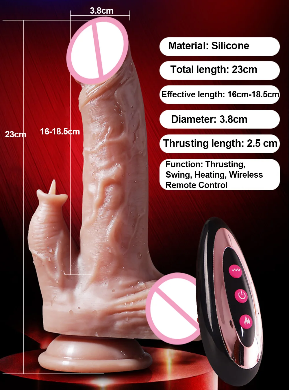 Big Glans Realistic Soft Dildo Cheap Small Penis Silicone Suction Cup Vibrator Dick Anal Butt Sex Toys Men Women Gay Huge Cock