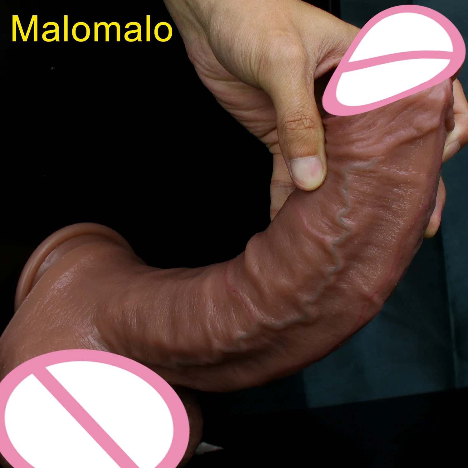 Advanced Realistic Veins Penis Soft Huge Dildo Double Silicone Big Masturbation Cock Woman Anal Sex Toy Suction Cup Small Dick