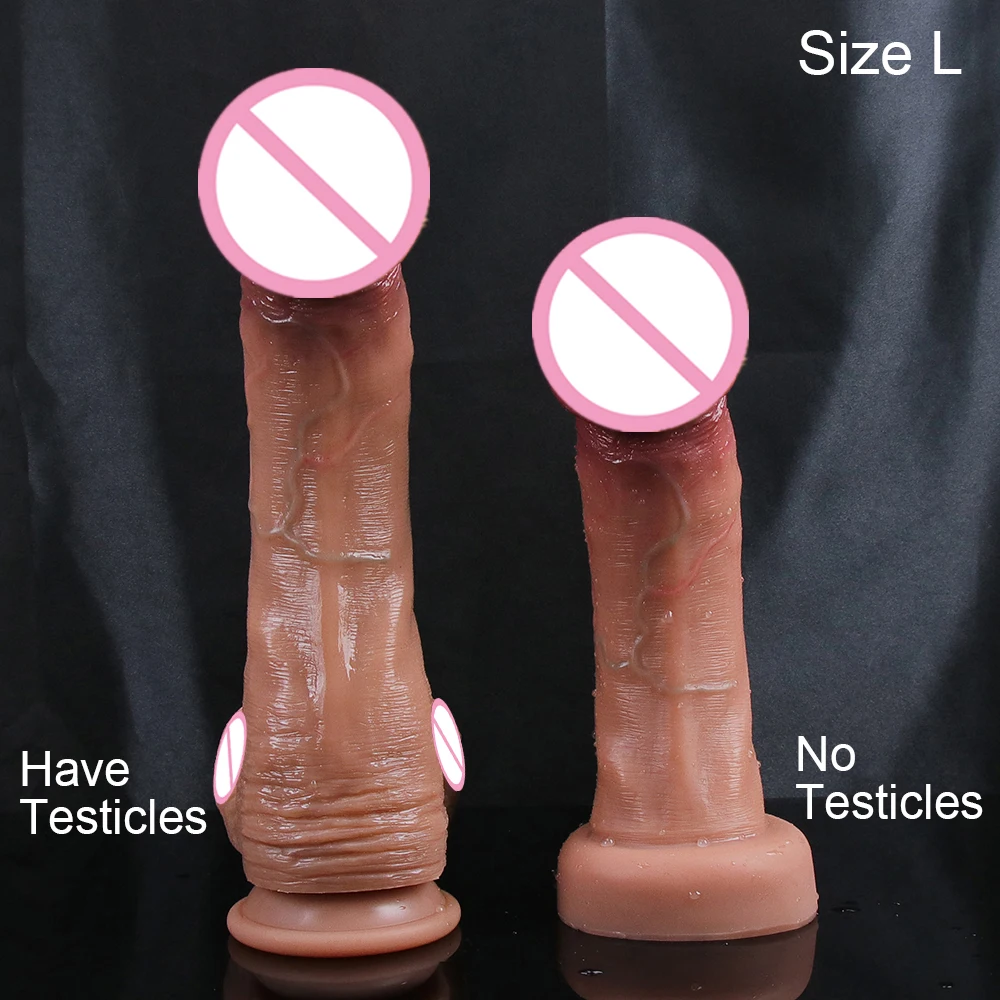 New Style Big Glans Realistic Dildo Soft Silicone Dick Male Artificial Penis Suction Cup Anal Sex Toys For Lesbian Masturbation New Style Big Glans Realistic Dildo Soft Silicone Dick Male Artificial Penis Suction Cup Anal Sex Toys For Lesbian Masturbation
