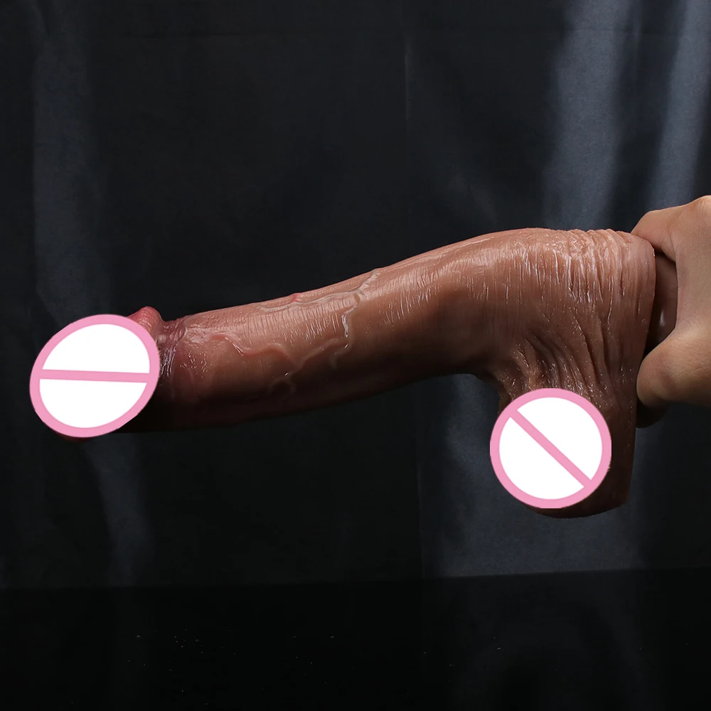 New Style Big Glans Realistic Dildo Soft Silicone Dick Male Artificial Penis Suction Cup Anal Sex Toys For Lesbian Masturbation New Style Big Glans Realistic Dildo Soft Silicone Dick Male Artificial Penis Suction Cup Anal Sex Toys For Lesbian Masturbation