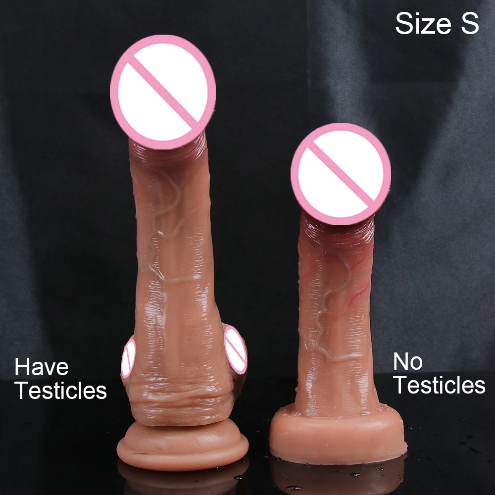 New Style Big Glans Realistic Dildo Soft Silicone Dick Male Artificial Penis Suction Cup Anal Sex Toys For Lesbian Masturbation New Style Big Glans Realistic Dildo Soft Silicone Dick Male Artificial Penis Suction Cup Anal Sex Toys For Lesbian Masturbation