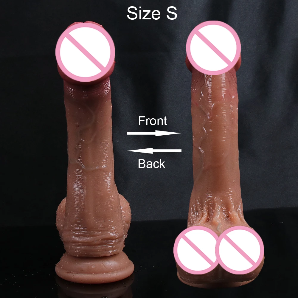 New Style Big Glans Realistic Dildo Soft Silicone Dick Male Artificial Penis Suction Cup Anal Sex Toys For Lesbian Masturbation New Style Big Glans Realistic Dildo Soft Silicone Dick Male Artificial Penis Suction Cup Anal Sex Toys For Lesbian Masturbation