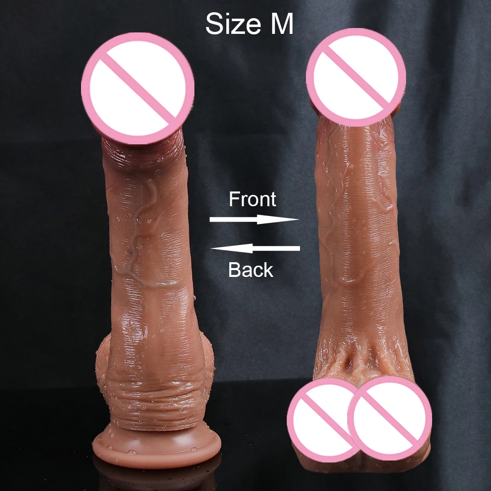New Style Big Glans Realistic Dildo Soft Silicone Dick Male Artificial Penis Suction Cup Anal Sex Toys For Lesbian Masturbation New Style Big Glans Realistic Dildo Soft Silicone Dick Male Artificial Penis Suction Cup Anal Sex Toys For Lesbian Masturbation