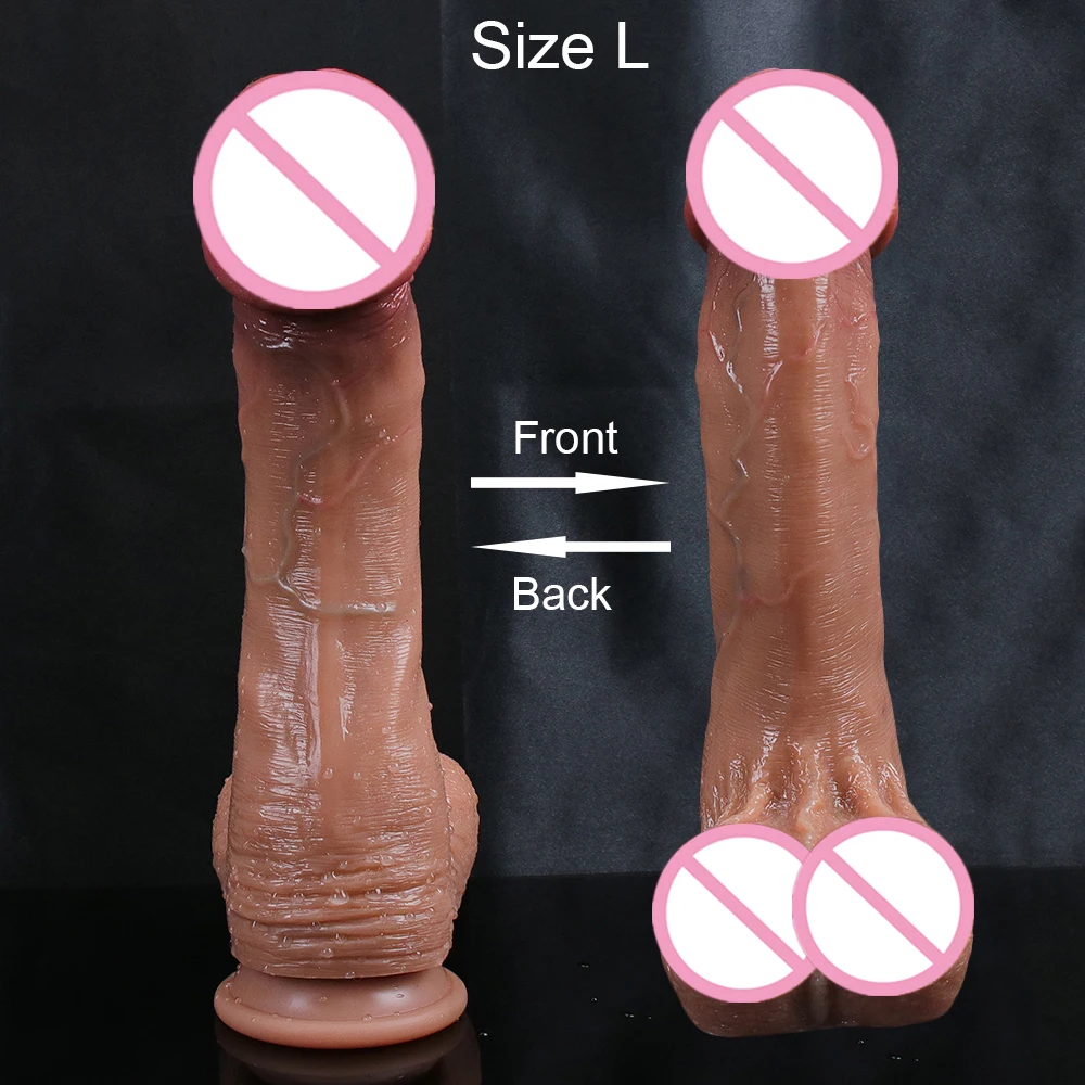 New Style Big Glans Realistic Dildo Soft Silicone Dick Male Artificial Penis Suction Cup Anal Sex Toys For Lesbian Masturbation New Style Big Glans Realistic Dildo Soft Silicone Dick Male Artificial Penis Suction Cup Anal Sex Toys For Lesbian Masturbation