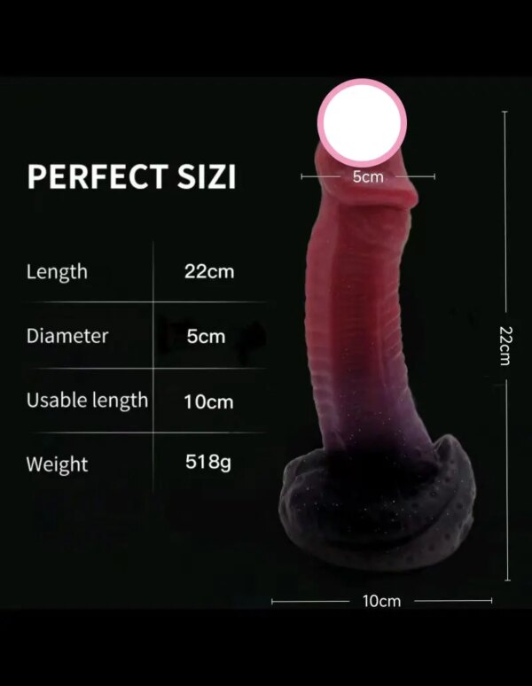 Realistic Silicone Animal Dildo Huge Penis Thick Dildo Big Butt Plug Vaginal G-spot Stimulator Monster Dildo Sex Toys For Women