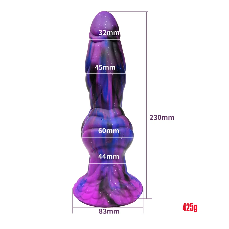 Realistic Silicone Animal Dildo Huge Penis Thick Dildo Big Butt Plug Vaginal G-spot Stimulator Monster Dildo Sex Toys For Women