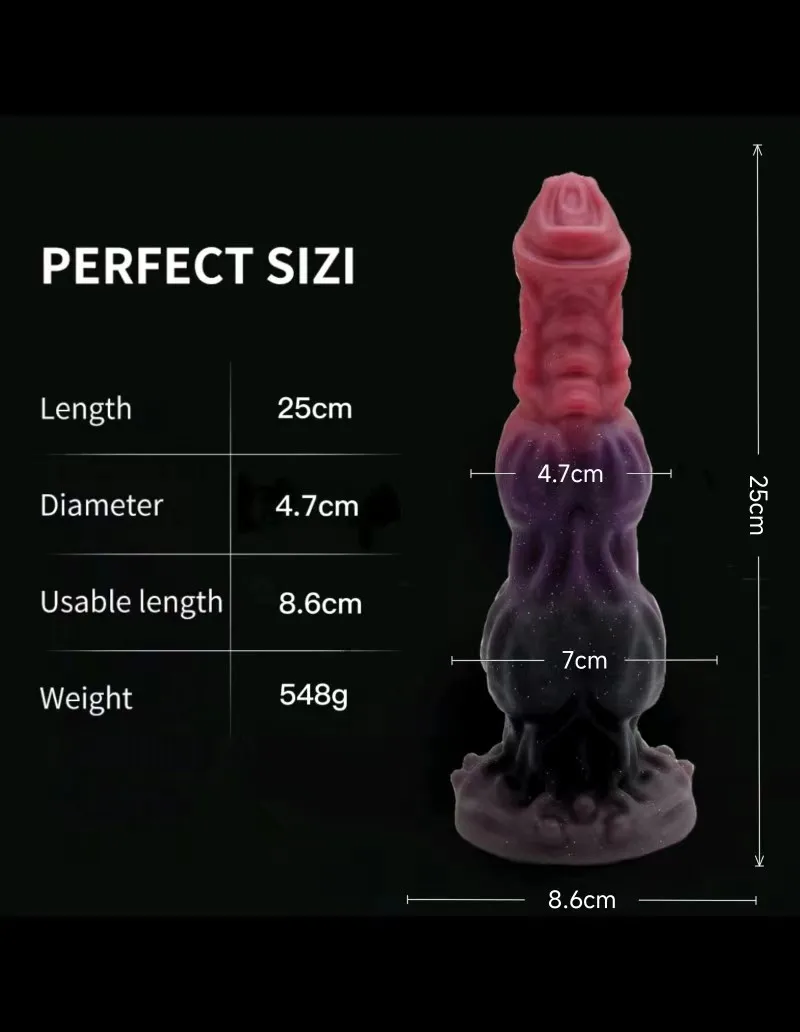 Realistic Silicone Animal Dildo Huge Penis Thick Dildo Big Butt Plug Vaginal G-spot Stimulator Monster Dildo Sex Toys For Women