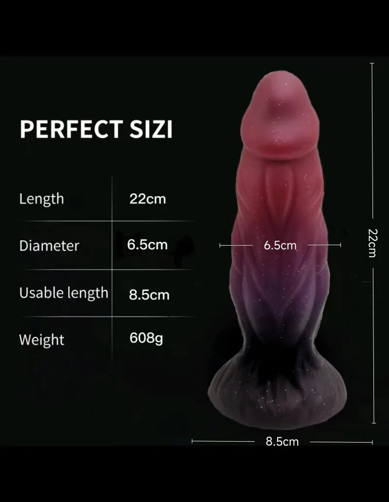Realistic Silicone Animal Dildo Huge Penis Thick Dildo Big Butt Plug Vaginal G-spot Stimulator Monster Dildo Sex Toys For Women