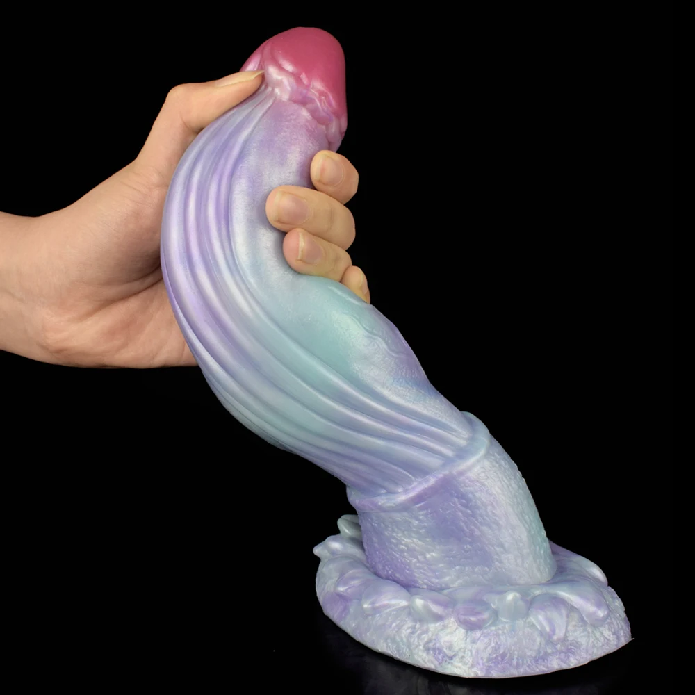 FAAK Fantasy Dragon Dildo With Sucker Large Knot Anal Plug Sex Toys For Women Men Female Masturabtor Silicone Big Dong FAAK Fantasy Dragon Dildo With Sucker Large Knot Anal Plug Sex Toys For Women Men Female Masturabtor Silicone Big Dong