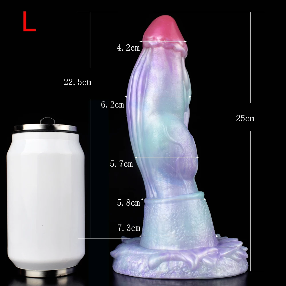 FAAK Fantasy Dragon Dildo With Sucker Large Knot Anal Plug Sex Toys For Women Men Female Masturabtor Silicone Big Dong