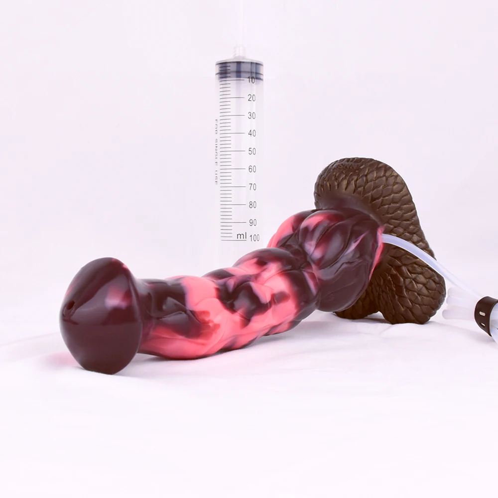FAAK Fantasy Realistic Horse Knot Ejaculation Dildo Silicone Squirting Penis Large Anal Plug Sex Toys For Women Men Big Dong FAAK Fantasy Realistic Horse Knot Ejaculation Dildo Silicone Squirting Penis Large Anal Plug Sex Toys For Women Men Big Dong