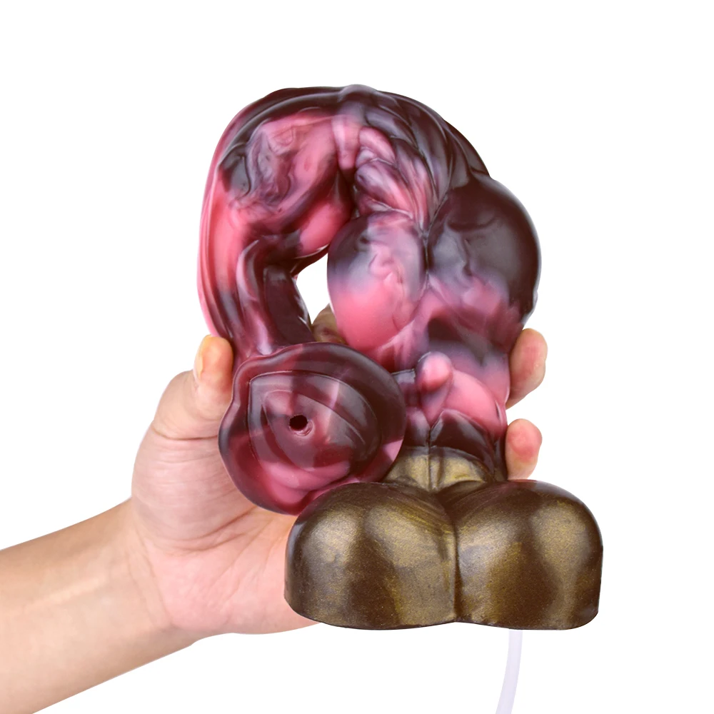 FAAK Fantasy Realistic Horse Knot Ejaculation Dildo Silicone Squirting Penis Large Anal Plug Sex Toys For Women Men Big Dong FAAK Fantasy Realistic Horse Knot Ejaculation Dildo Silicone Squirting Penis Large Anal Plug Sex Toys For Women Men Big Dong