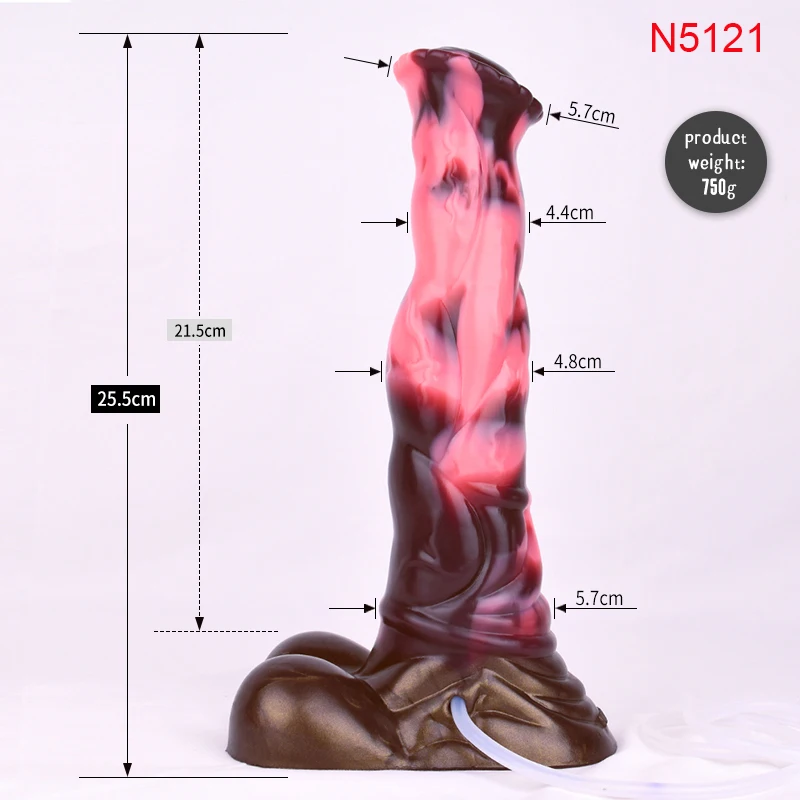 FAAK Fantasy Realistic Horse Knot Ejaculation Dildo Silicone Squirting Penis Large Anal Plug Sex Toys For Women Men Big Dong FAAK Fantasy Realistic Horse Knot Ejaculation Dildo Silicone Squirting Penis Large Anal Plug Sex Toys For Women Men Big Dong