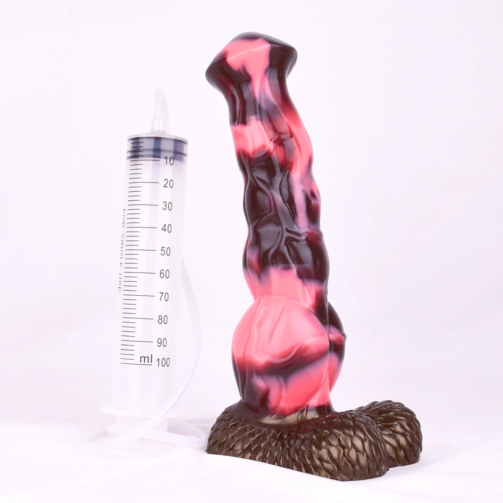 FAAK Fantasy Realistic Horse Knot Ejaculation Dildo Silicone Squirting Penis Large Anal Plug Sex Toys For Women Men Big Dong FAAK Fantasy Realistic Horse Knot Ejaculation Dildo Silicone Squirting Penis Large Anal Plug Sex Toys For Women Men Big Dong
