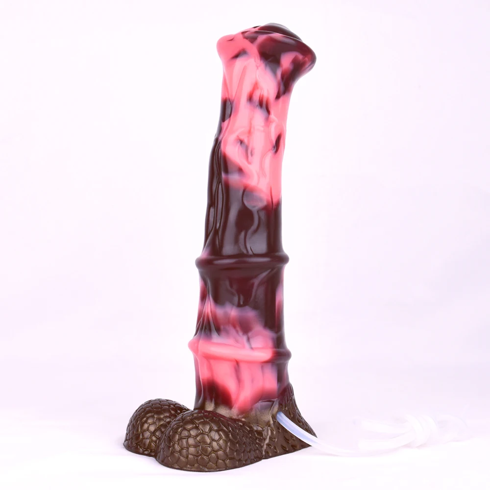 FAAK Fantasy Realistic Horse Knot Ejaculation Dildo Silicone Squirting Penis Large Anal Plug Sex Toys For Women Men Big Dong FAAK Fantasy Realistic Horse Knot Ejaculation Dildo Silicone Squirting Penis Large Anal Plug Sex Toys For Women Men Big Dong