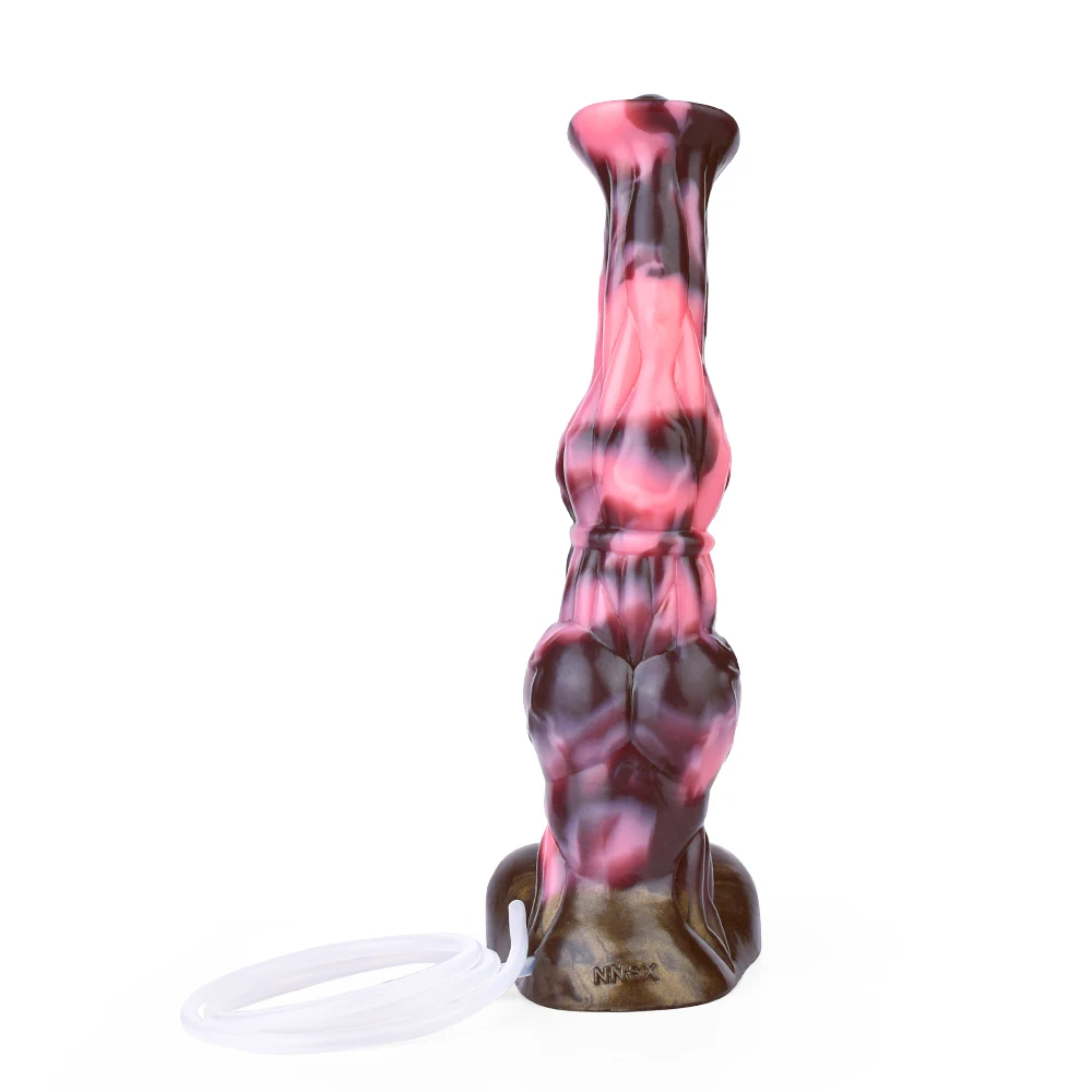 FAAK Fantasy Realistic Horse Knot Ejaculation Dildo Silicone Squirting Penis Large Anal Plug Sex Toys For Women Men Big Dong FAAK Fantasy Realistic Horse Knot Ejaculation Dildo Silicone Squirting Penis Large Anal Plug Sex Toys For Women Men Big Dong
