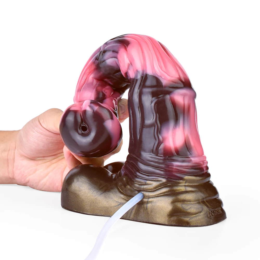FAAK Fantasy Realistic Horse Knot Ejaculation Dildo Silicone Squirting Penis Large Anal Plug Sex Toys For Women Men Big Dong FAAK Fantasy Realistic Horse Knot Ejaculation Dildo Silicone Squirting Penis Large Anal Plug Sex Toys For Women Men Big Dong