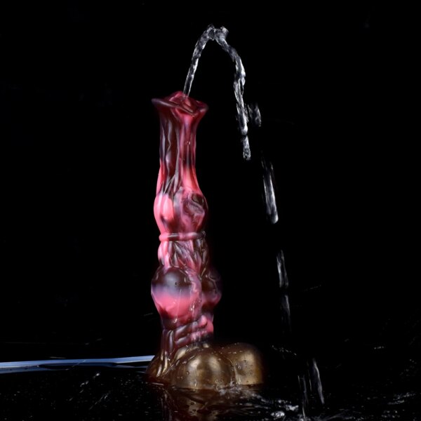 Fantasy Realistic Horse Knot Ejaculation Dildo Silicone Squirting Penis Large Anal Plug Sex Toys For Women Men Big Dong