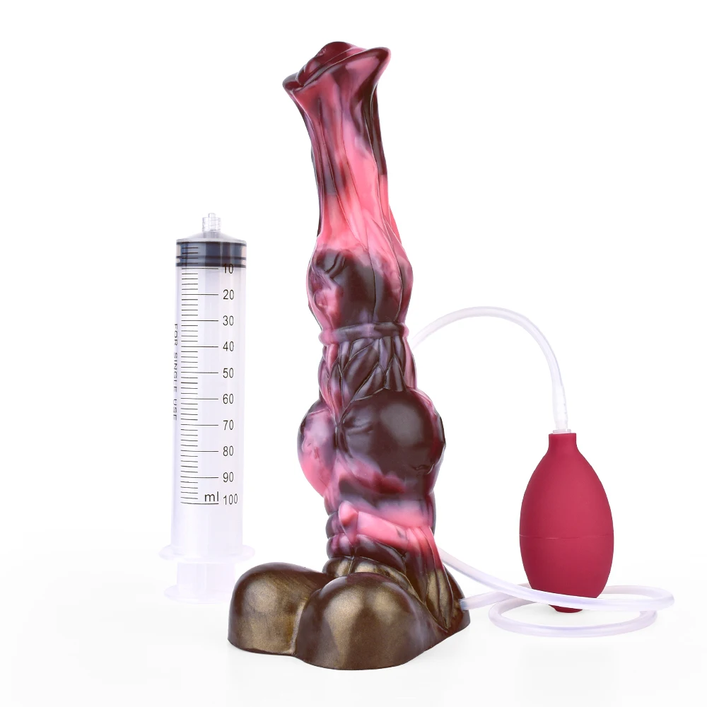 FAAK Fantasy Realistic Horse Knot Ejaculation Dildo Silicone Squirting Penis Large Anal Plug Sex Toys For Women Men Big Dong FAAK Fantasy Realistic Horse Knot Ejaculation Dildo Silicone Squirting Penis Large Anal Plug Sex Toys For Women Men Big Dong