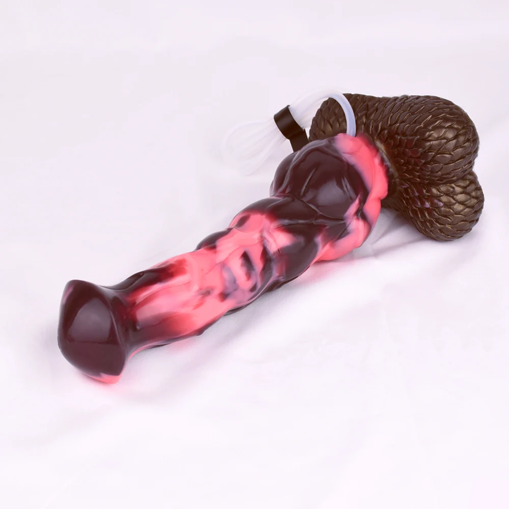 FAAK Fantasy Realistic Horse Knot Ejaculation Dildo Silicone Squirting Penis Large Anal Plug Sex Toys For Women Men Big Dong FAAK Fantasy Realistic Horse Knot Ejaculation Dildo Silicone Squirting Penis Large Anal Plug Sex Toys For Women Men Big Dong
