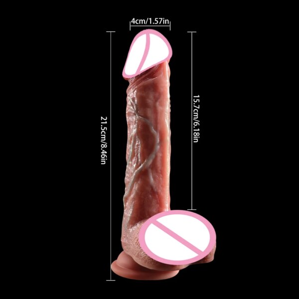 Realistic Dildo Big Penis Soft Dildos Female Masturbation Suction Cup Artificial Silicone Dick for Anal Dildio Sex Toy for Women
