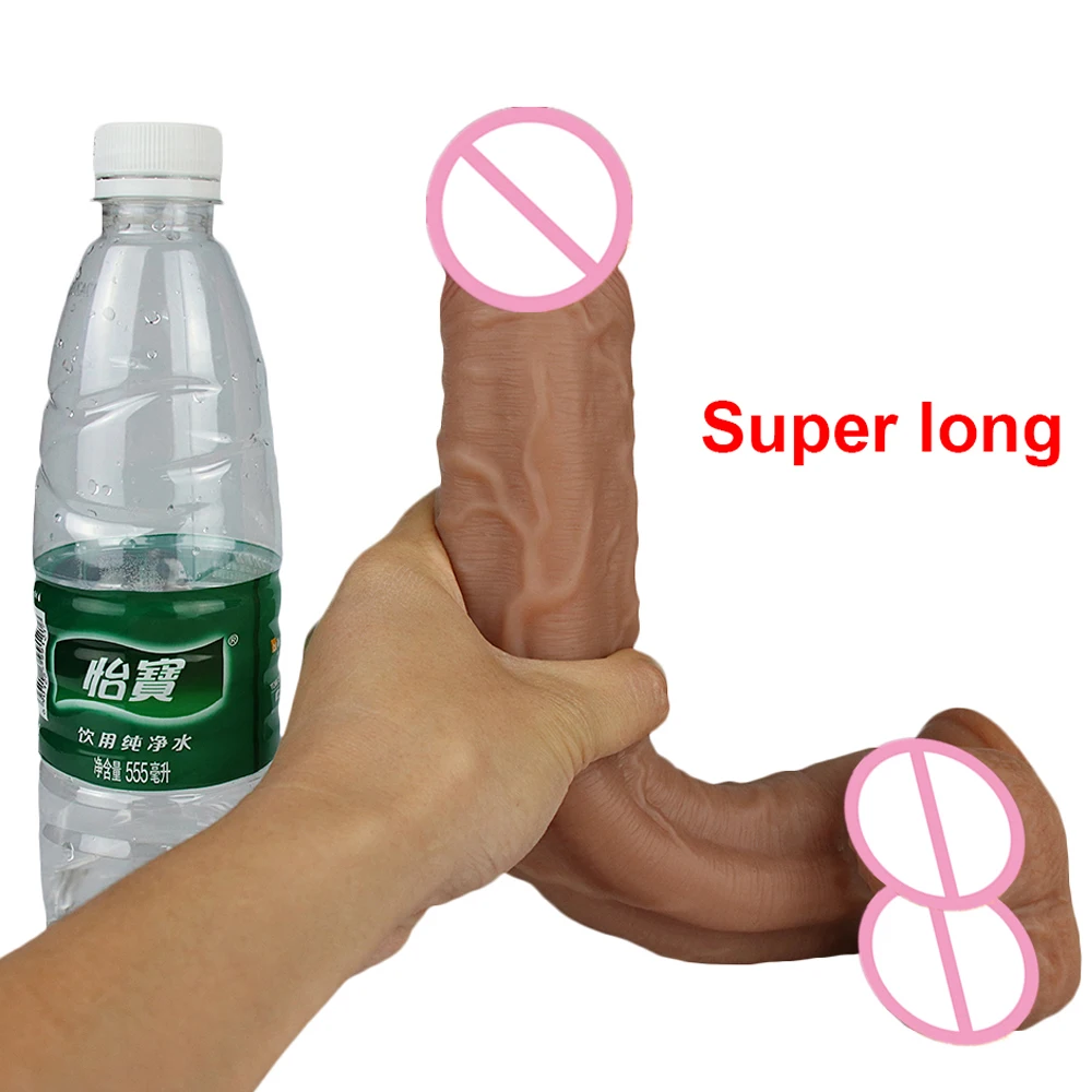 Skin Feeling Super Large Dildo Realistic Big Penis Soft Sexy Lesbian Strapon Suction Cup Vagina Orgasm Anal Sex Toys For Women Skin Feeling Super Large Dildo Realistic Big Penis Soft Sexy Lesbian Strapon Suction Cup Vagina Orgasm Anal Sex Toys For Women