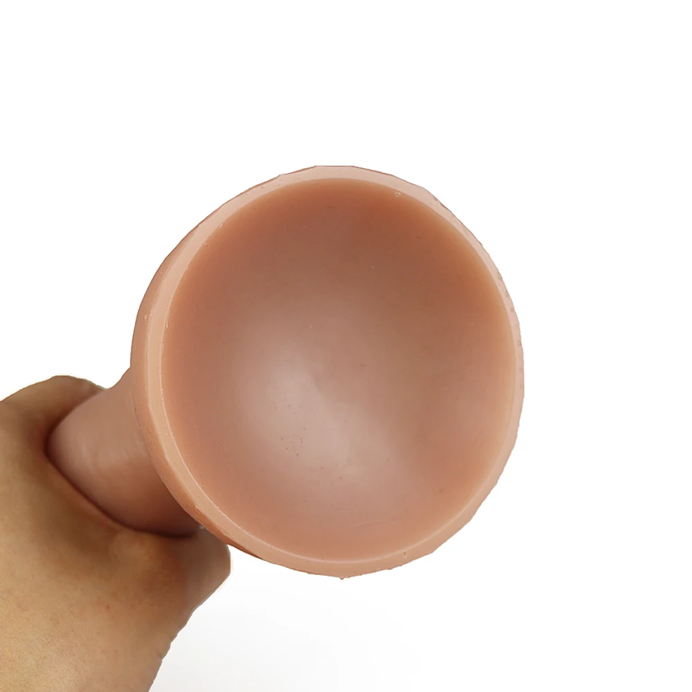 Realistic Phallus Soft Dildo Female Strapon Silicone Big Penis With Strong Suction Cup Masturbators Anal Sex Toys For Adults XXX