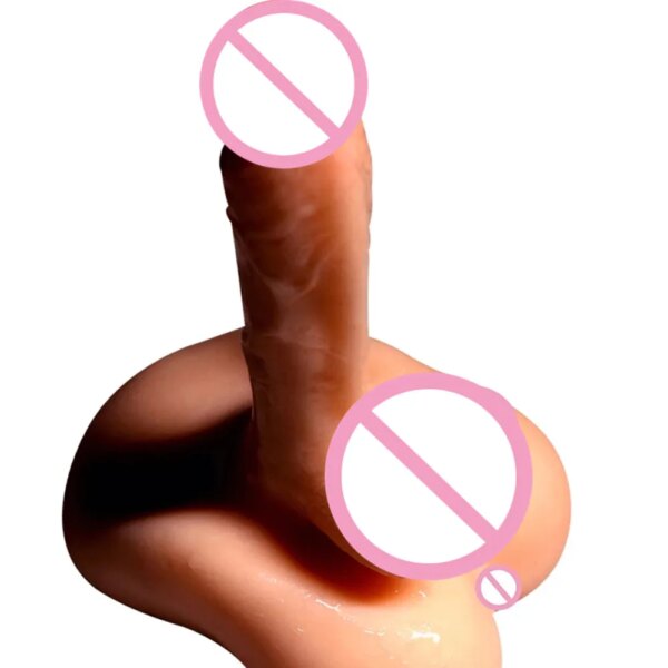 7in Realistic Big Dildo Huge Penis Soft Flexible Cock Female Masturbator Erotic Anal Sex Toys for Women Men Gay Adult Shop