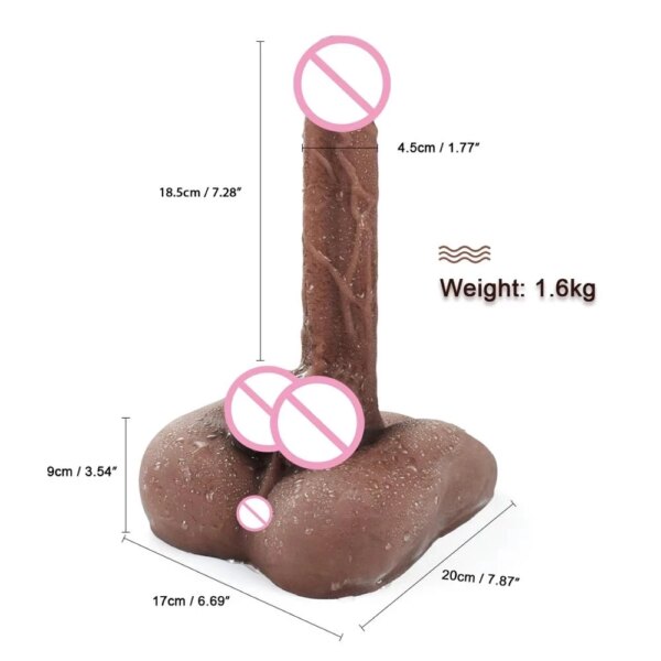 7in Realistic Big Dildo Huge Penis Soft Flexible Cock Female Masturbator Erotic Anal Sex Toys for Women Men Gay Adult Shop