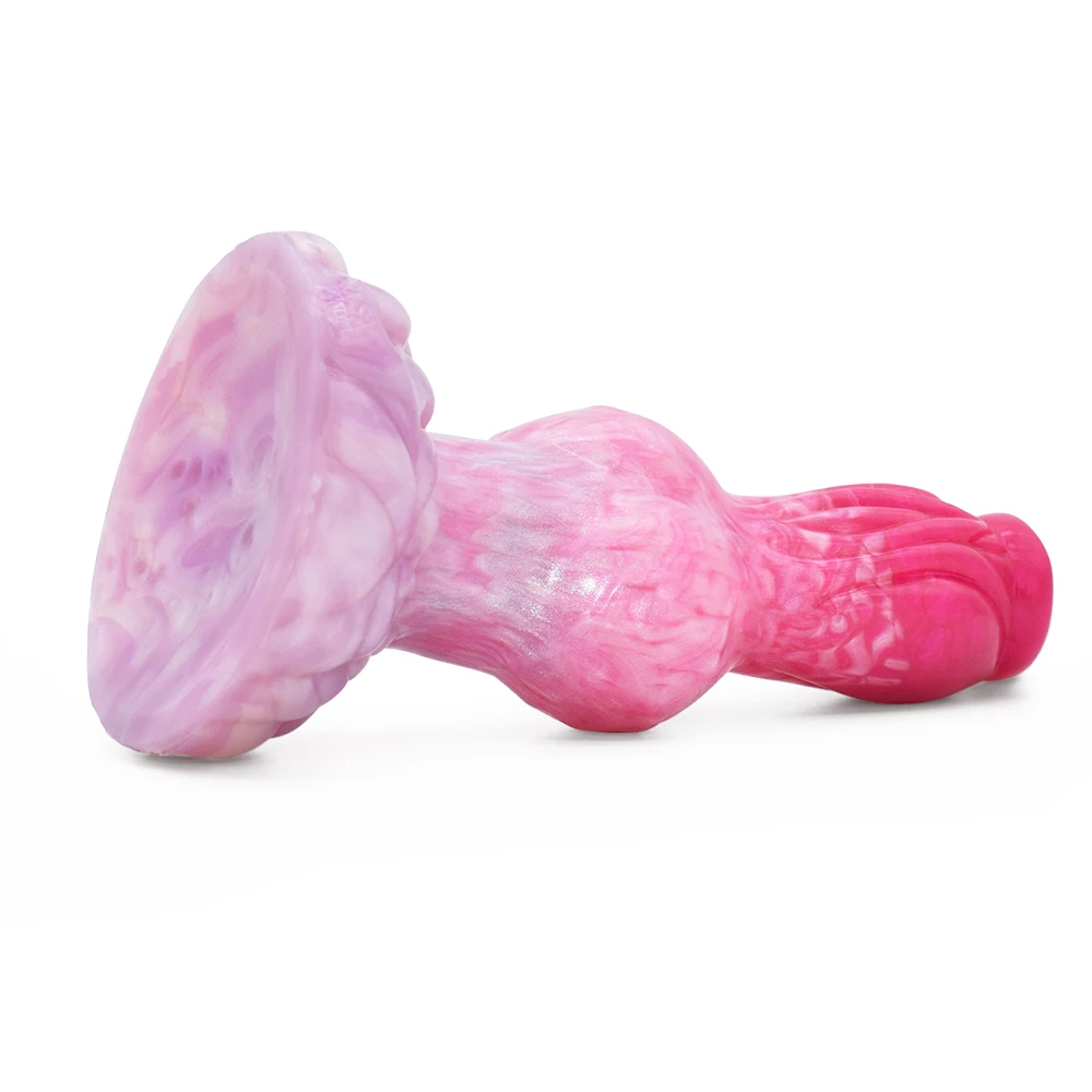 FAAK Fantasy Dog Knot Dildo With Sucker Silicone Large Penis Anal Plug Sex Toys For Women Men Female Masturbator Big Dong