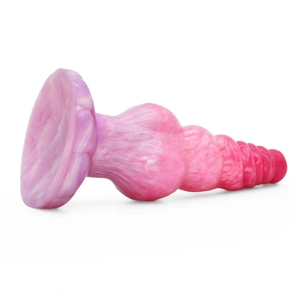 FAAK Fantasy Dog Knot Dildo With Sucker Silicone Large Penis Anal Plug Sex Toys For Women Men Female Masturbator Big Dong
