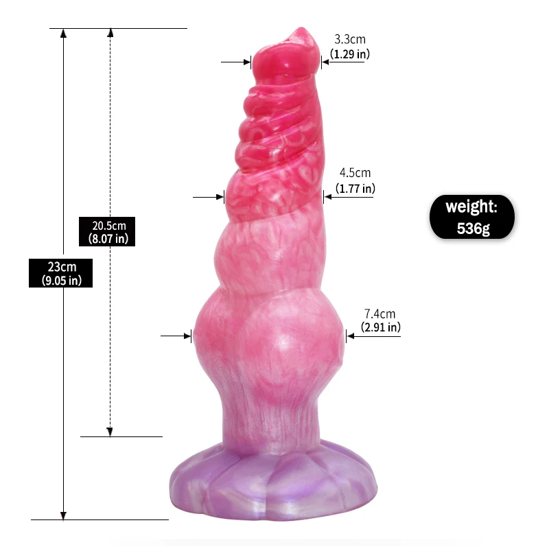 FAAK Fantasy Dog Knot Dildo With Sucker Silicone Large Penis Anal Plug Sex Toys For Women Men Female Masturbator Big Dong