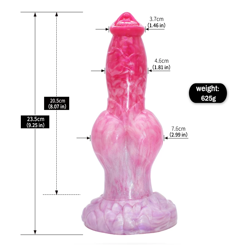 FAAK Fantasy Dog Knot Dildo With Sucker Silicone Large Penis Anal Plug Sex Toys For Women Men Female Masturbator Big Dong
