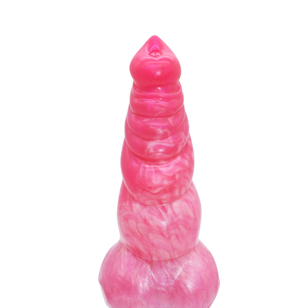 FAAK Fantasy Dog Knot Dildo With Sucker Silicone Large Penis Anal Plug Sex Toys For Women Men Female Masturbator Big Dong