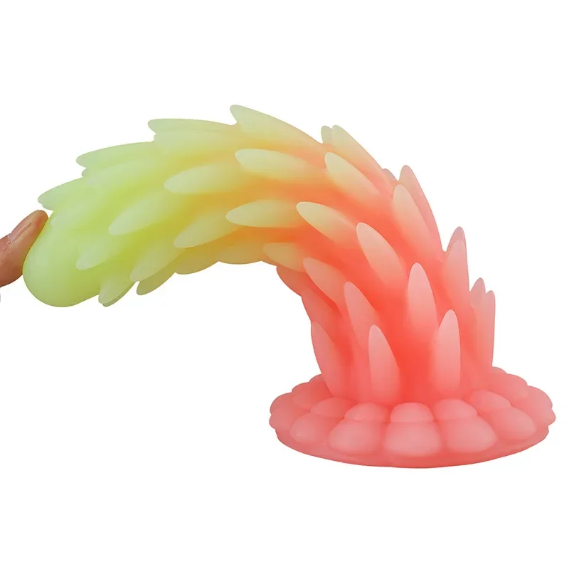 New Large Spike Anal Plug Super Soft Silicone Dildo Anal Plug Anal Beads Prostate Massager Big Butt Plug Sex Toys For Men Women