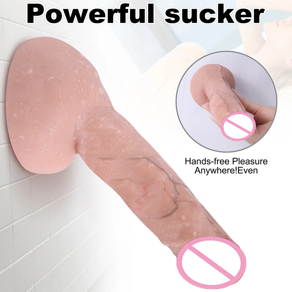 High Imitation Dick Soft Dildo Quality Realistic Huge Horse Cock No Vibrator Big Penis Sucker Anal Sex Toys For Couples Lesbian High Imitation Dick Soft Dildo Quality Realistic Huge Horse Cock No Vibrator Big Penis Sucker Anal Sex Toys For Couples Lesbian