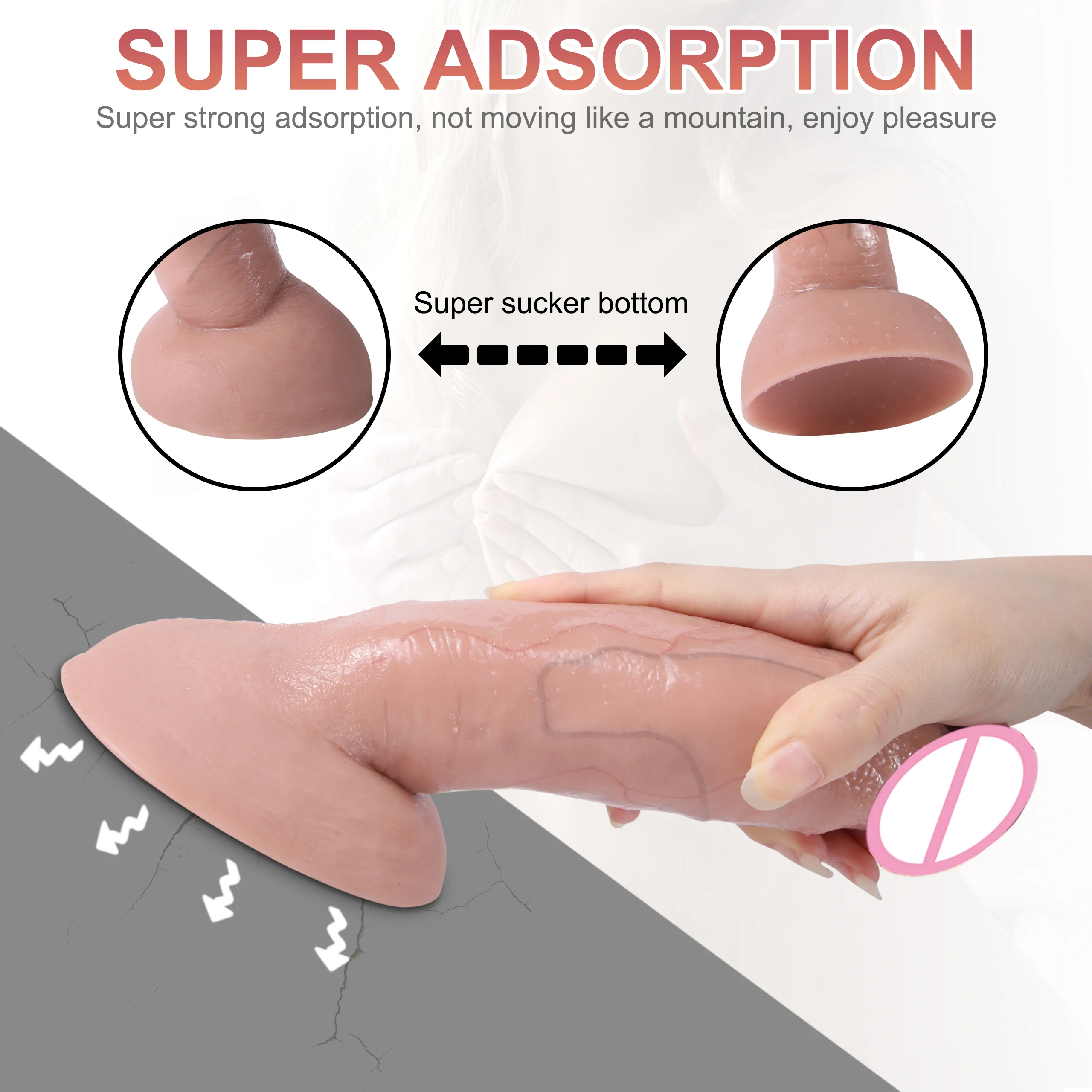 High Imitation Dick Soft Dildo Quality Realistic Huge Horse Cock No Vibrator Big Penis Sucker Anal Sex Toys For Couples Lesbian High Imitation Dick Soft Dildo Quality Realistic Huge Horse Cock No Vibrator Big Penis Sucker Anal Sex Toys For Couples Lesbian