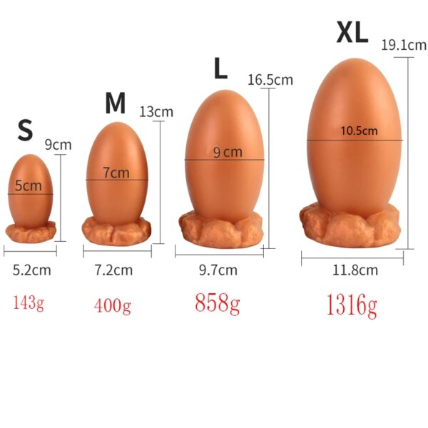 Large Anal Plug Dildo Big Butt Plug Anal Toys for Women Men Prostate Massage Huge Egg Anal Dilator Vaginal balls Shop Sextoys