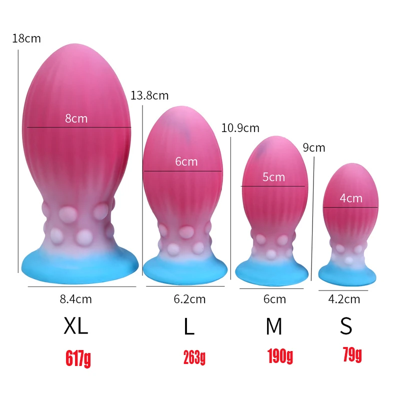 Large Anal Plug Dildo Big Butt Plug Anal Toys for Women Men Prostate Massage Huge Egg Anal Dilator Vaginal balls Shop Sextoys