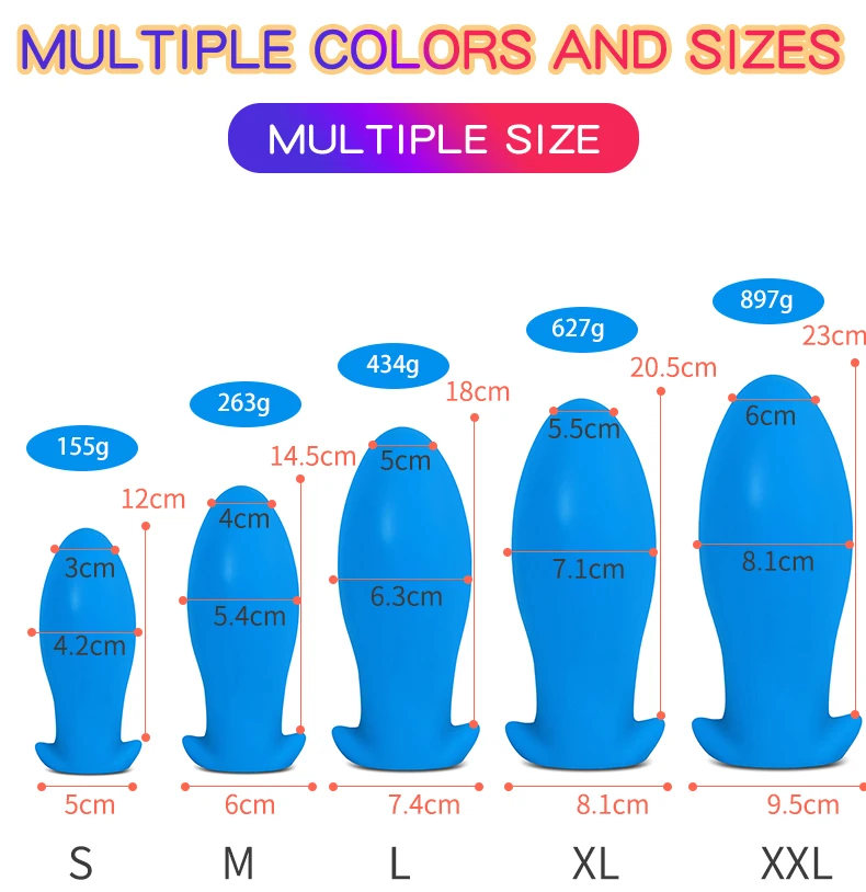 Large Anal Plug Dildo Big Butt Plug Anal Toys for Women Men Prostate Massage Huge Egg Anal Dilator Vaginal balls Shop Sextoys