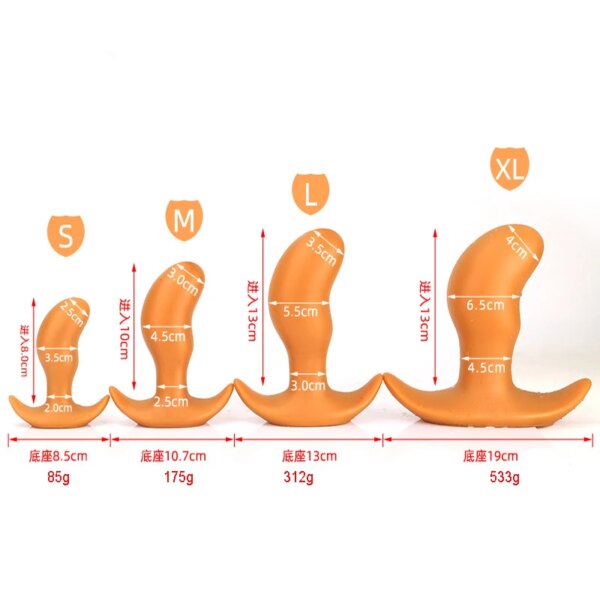 Large Anal Plug Dildo Big Butt Plug Anal Toys for Women Men Prostate Massage Huge Egg Anal Dilator Vaginal balls Shop Sextoys