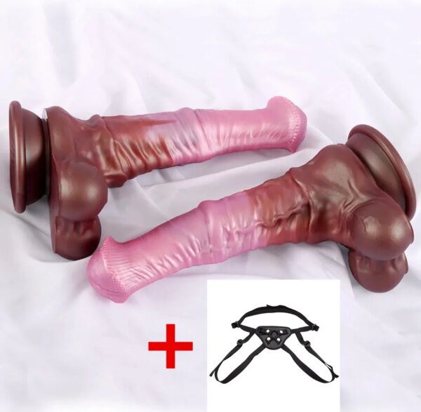 3 Style Horse Dildo Big Black Animal Dildo Xxl Lesbian Dick Penis Silicone Toys For Women Adult Toys Soft Dildos Anal Mixed Sex