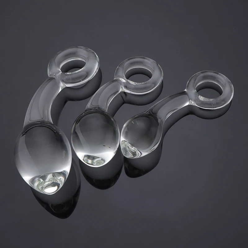 Newest Handheld Anal Beads Glass Butt Plug Big Ball Large Crystal Dildo Gay Masturbate Adult Sex Toy For Women Men Sex Toys Shop
