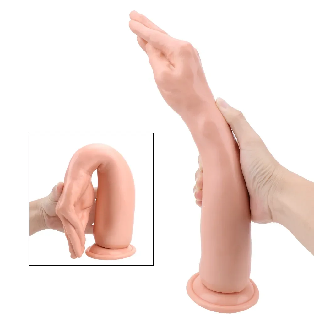 Vaginal Big Dildo XXL Female Masturbator Erotic Sex Toys Men Adult Games Bondage 37cm Sexy Hand Butt Dilator Anal Plug For Women